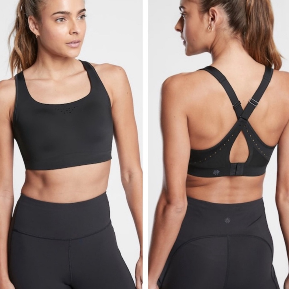 Athleta Phenomena Black Sports Bra